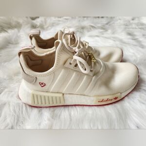 Adidas Valentine’s Edition Women's Sneakers - Cream and Red